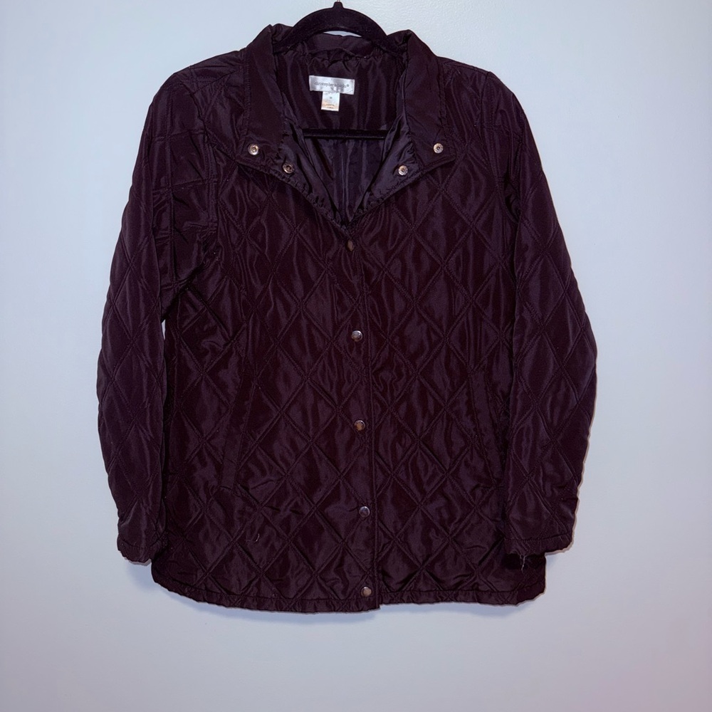 Quilted Women's Jacket - black